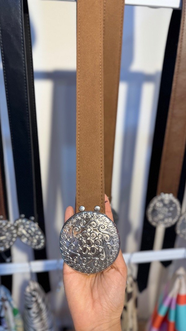 Producto - Cinto suela gamuza chapón