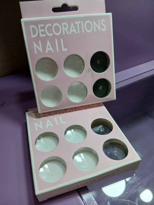 Producto - Pigmento blanco y negro  decorations nail