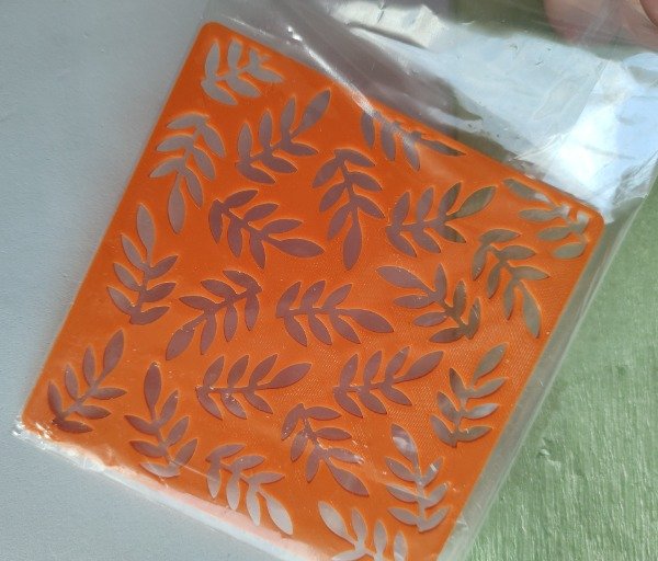 Producto - Stencil texturizador plástico ramitas
