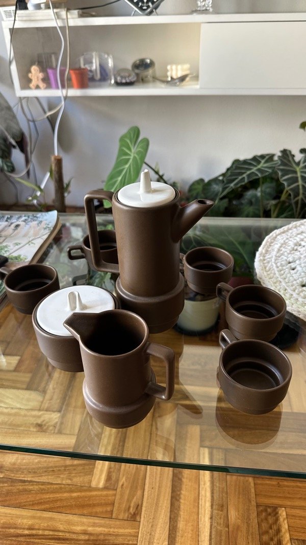 Producto - Juego de café terracota 2