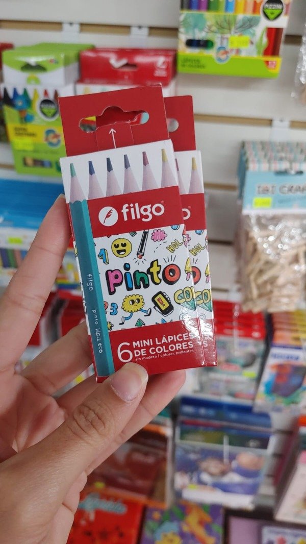 Producto - Lapices de Colores Filgo Cortos x6 Uni.