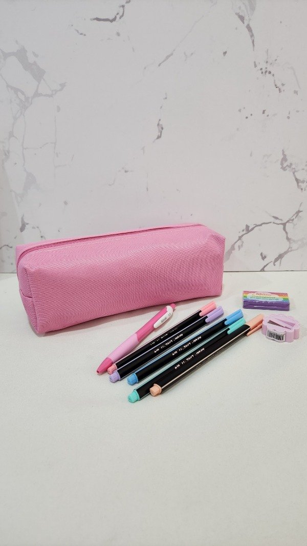 Producto - Cartuchera Canopla lisa rosa