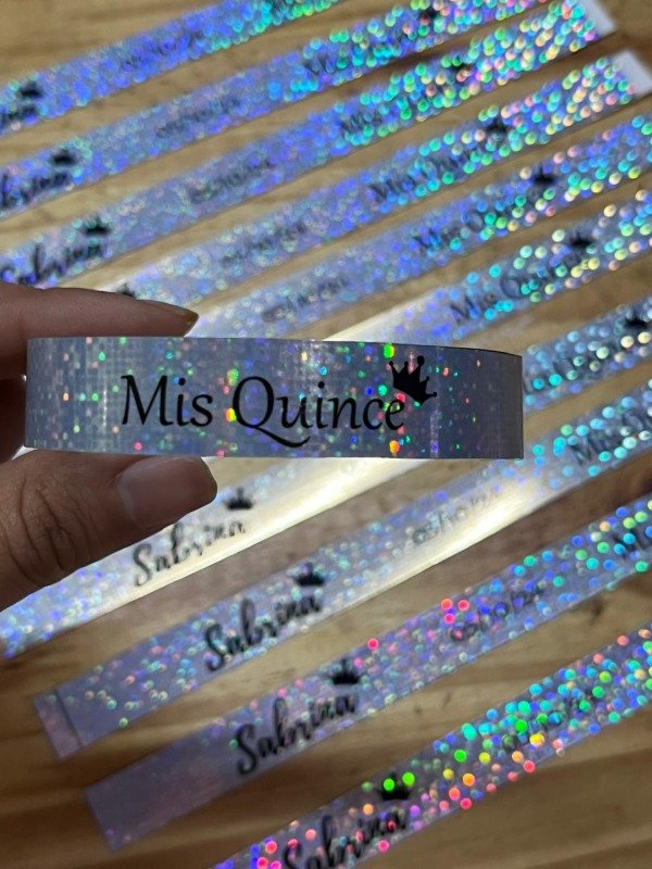 Producto - Pack 10 Pulsera VIP Entrada Holográfica