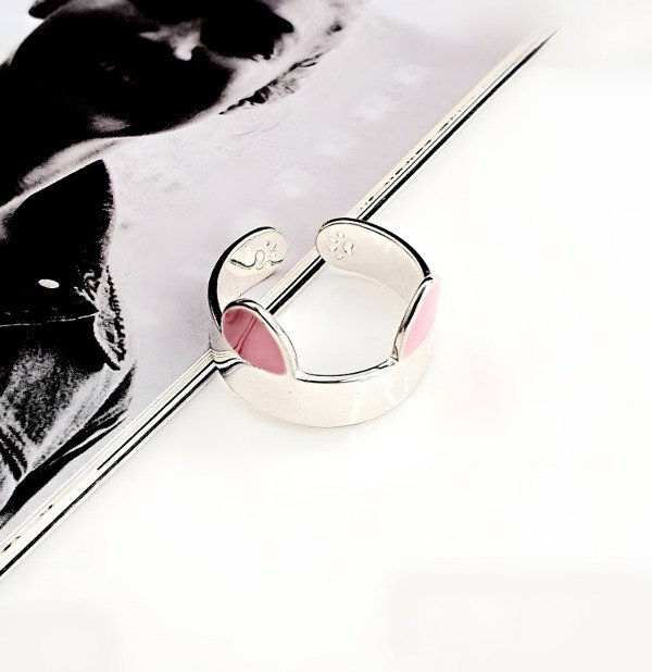 Producto - Anillo Kitty en Acero Blanco