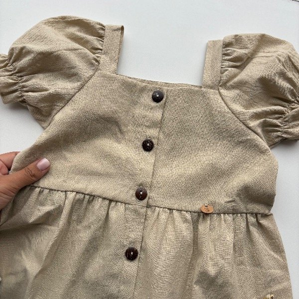 Producto - Vestido EUNICE color beige línea niñas 4 al 12 - 1