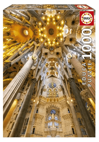 Producto - Puzzle Educa 1000 Interior De Sagrada Familia [Alquiler]