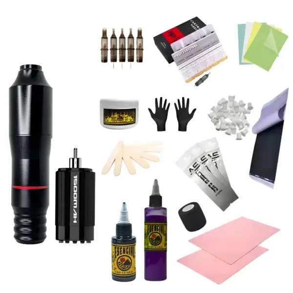 Producto - Kit de Tatuaje Profesional BlackBird Fuente Inalambrica EZ Filter