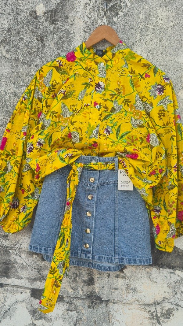 Producto - Camisa Laboni amarillo - 3