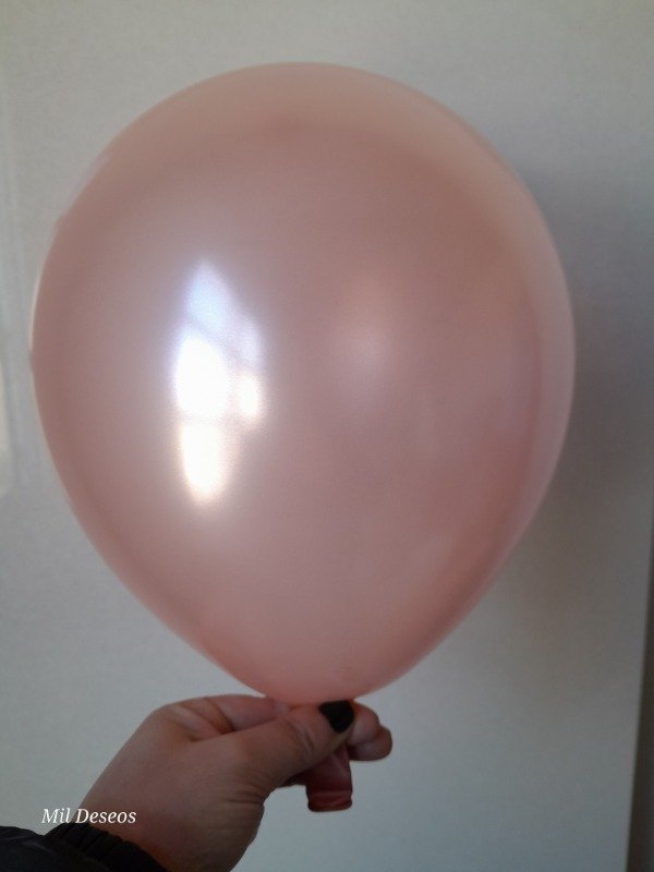 Producto - Globos Rosa gold 10" perlados x 25 u