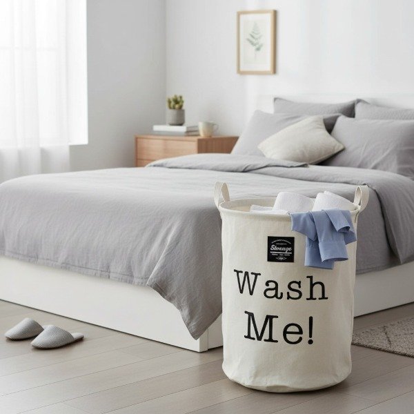 Producto - CESTO PLEGABLE ORGANIZADOR DE LIENZO 35X45CM - 3