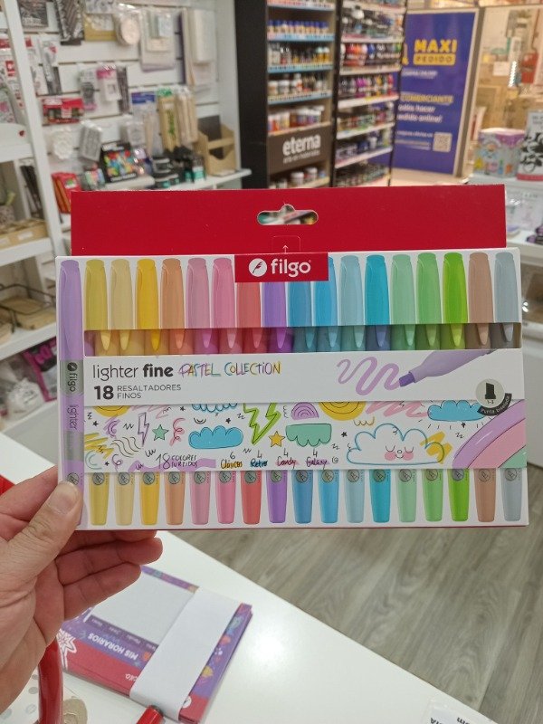 Producto - Resaltadores filgo pastel coleccion x 18 unidades