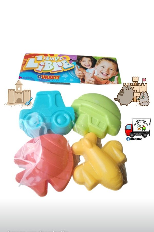 Producto - Juego de moldes chicos x4 (mayor)