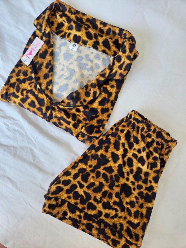 Producto - Pijama corto Camisero print (estampa grande) Talle 2