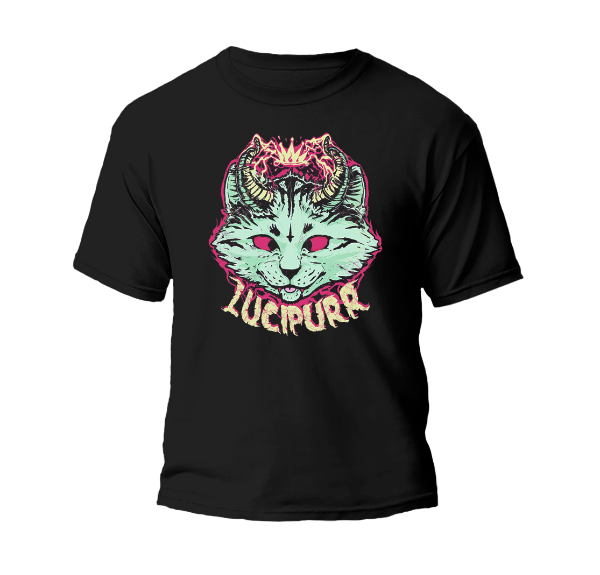 Producto - Remera Cat Lucipurr Retro