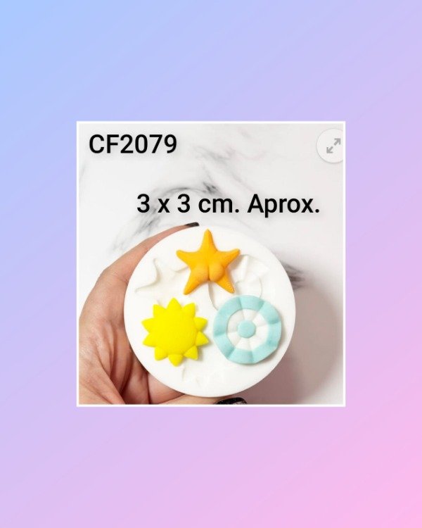 Producto - ESCARAPELA Y ESTRELLITA CULONA - CF2079