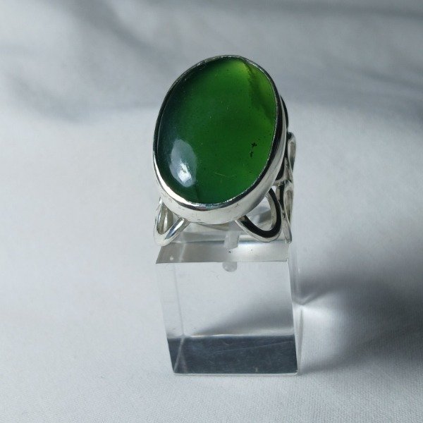Producto - Anillo Plata 925 con Jade - Talle 18 - 3
