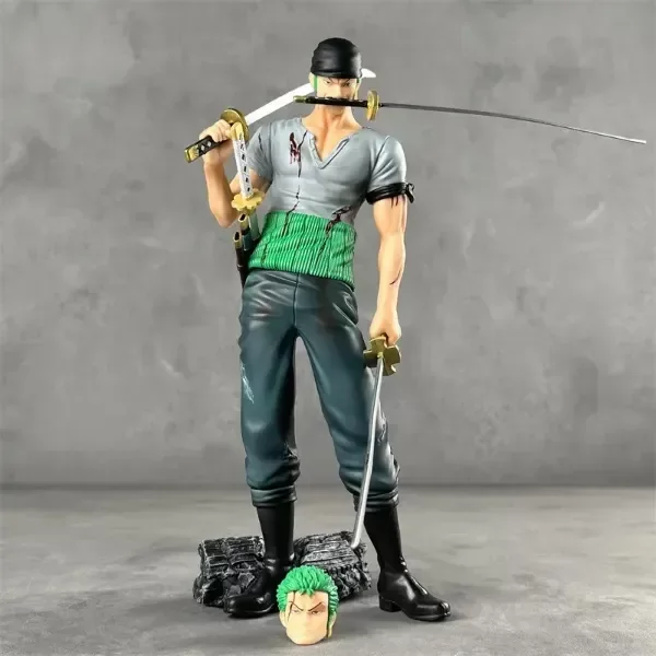 Producto - Figura Zoro con intercambio de Cabeza - One Piece - 22cm