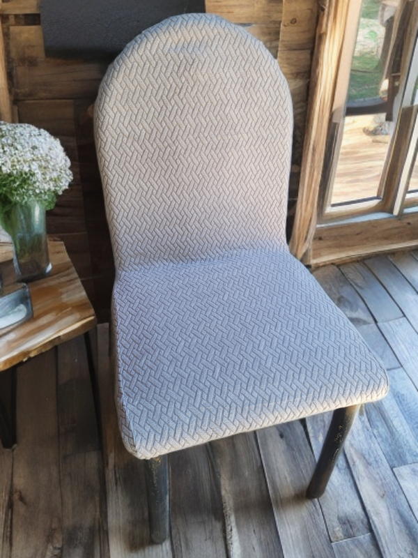 Producto - Funda para silla respaldo redondo GAMUZA