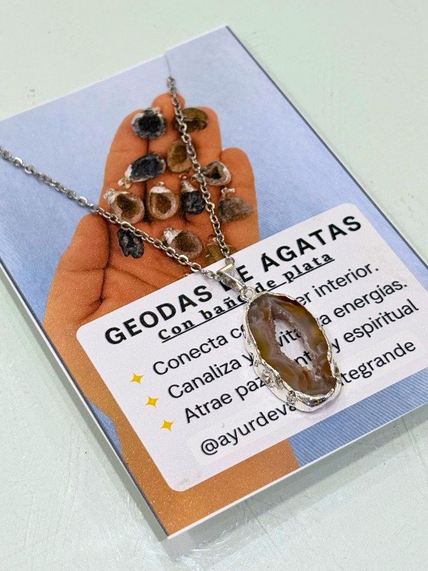 Producto - Amuleto collar geoda de agata