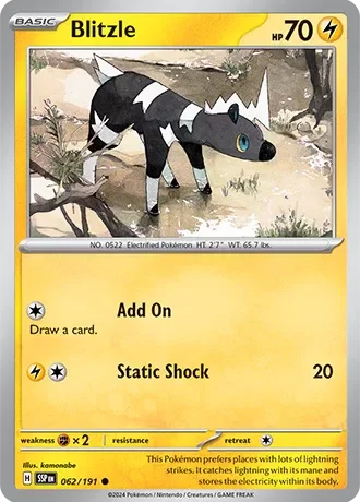 Producto - Blitzle - 062/191 - Surging Sparks