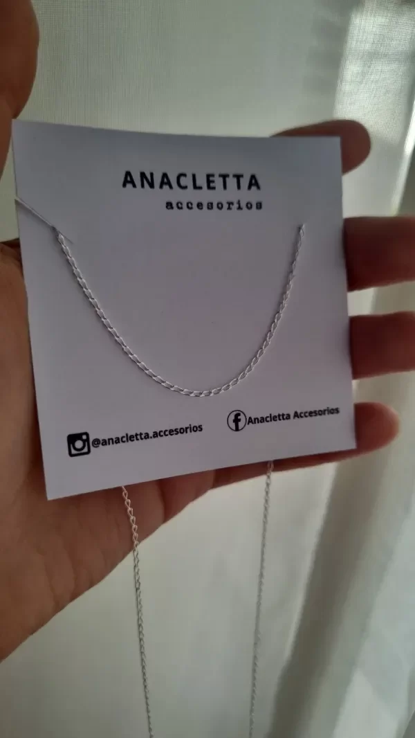 Producto - Cadena plata 925 sin dije 50 cm