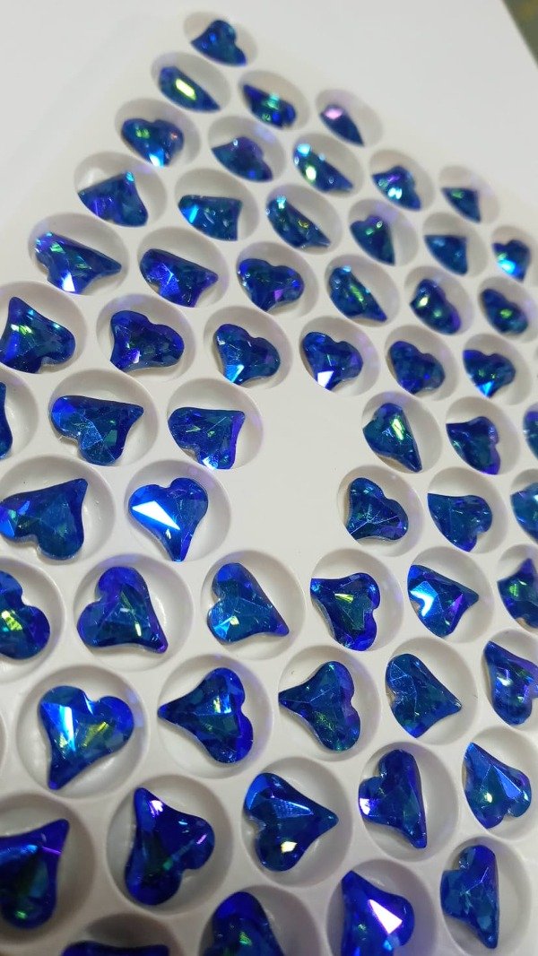Producto - Corazon azul cónico (vidrio)