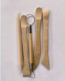 Producto - Blister 4 Estecas Madera Doble Punta y 1 Devastador - 1