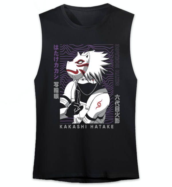 Producto - Musculosa Sudadera Naruto Kakashi
