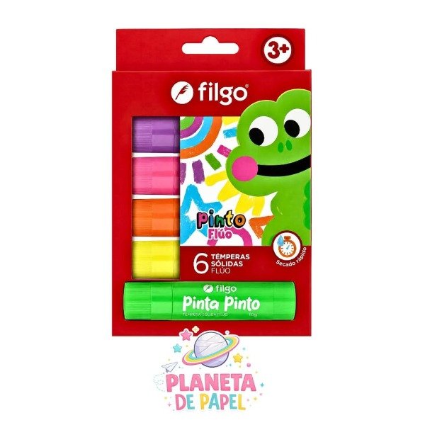 Producto - TEMPERA SOLIDA FILGO x6u. FLUO - 0