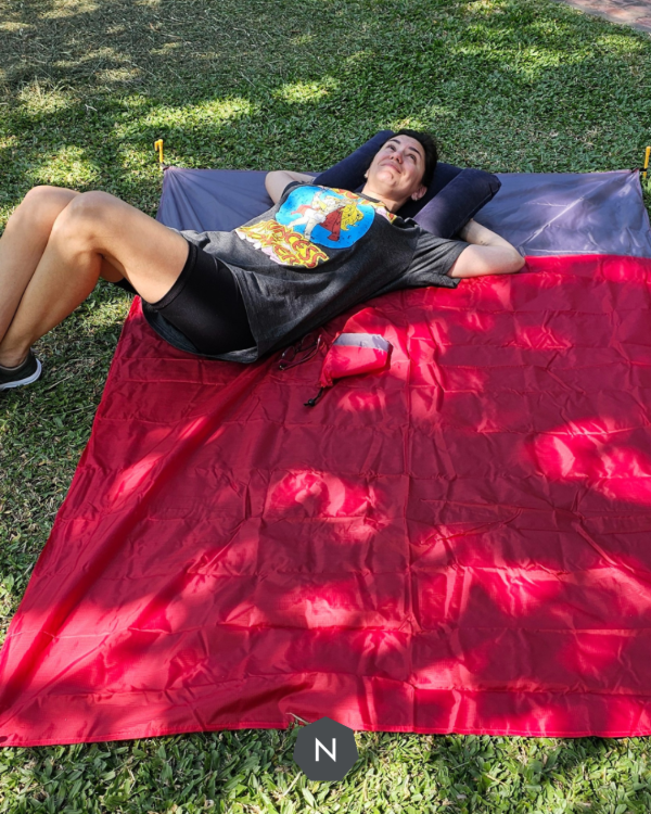 Producto - Lona playera plegable con estacas