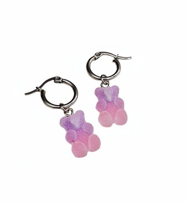 Producto - Argollas Ositos Azucarados Acero Quirúrgico