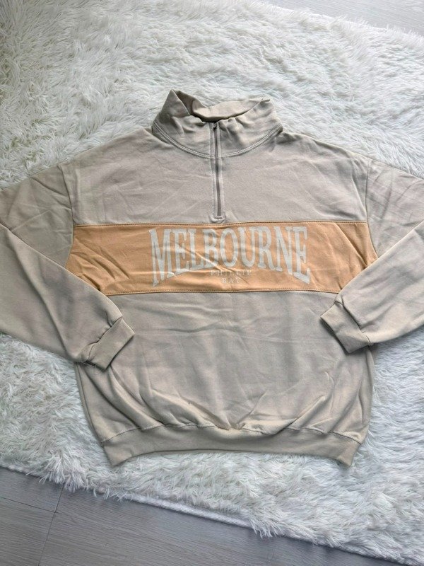 Producto - Buzo Melbourne Beige Claro Falla