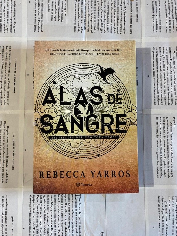 Producto - Alas de Sangre - Ultima Unidad