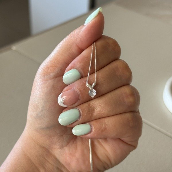 Producto - CONJUNTO -PLATA 925- CADENA VENECIANA 45cm + DIJE PUNTO DE LUZ