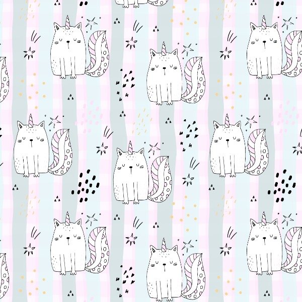 Producto - Mega oferta - Cordura Gatitos unicornios SIN FALLAS