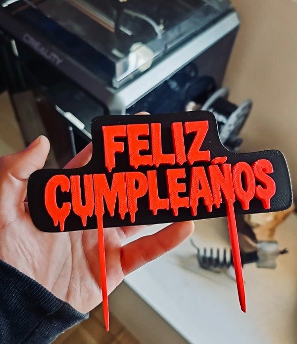 Producto - Cartel para pastel Feliz Cumple