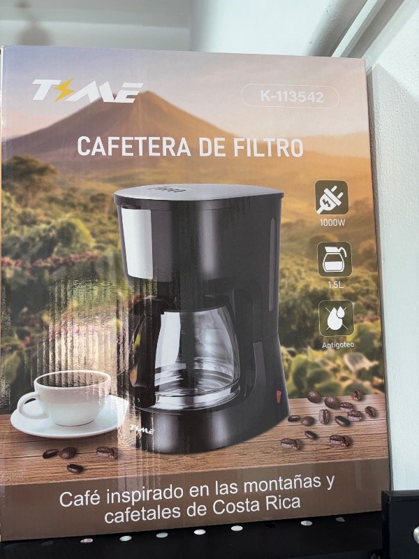 Producto - Cafetera TIME 1,500ml