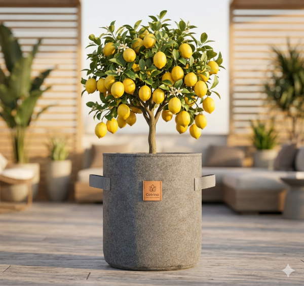 Producto - Maceta Geotextil Redonda Linea GREEN 50L