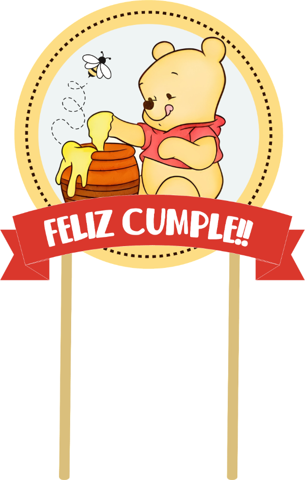 Producto - CAKE TOPPER WINNIE POOH