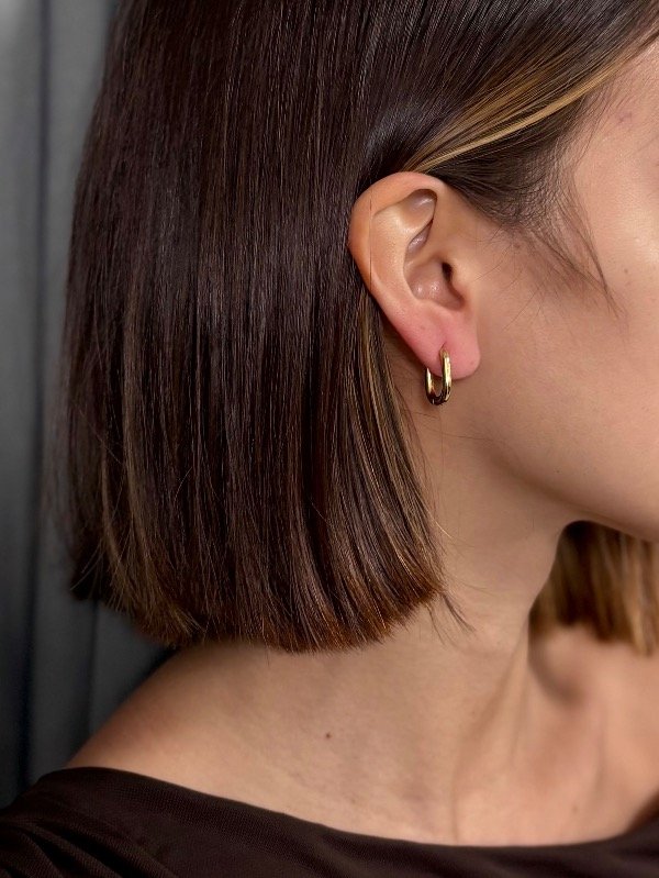 Producto - Aros OVAL DORADO