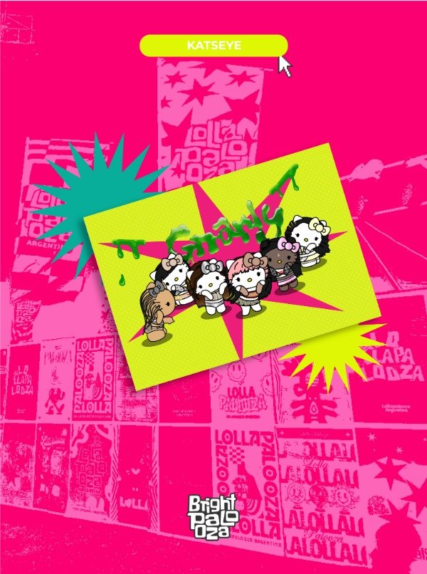 Producto - Poster Kitty Katseye - BRIGHTPALOOZA