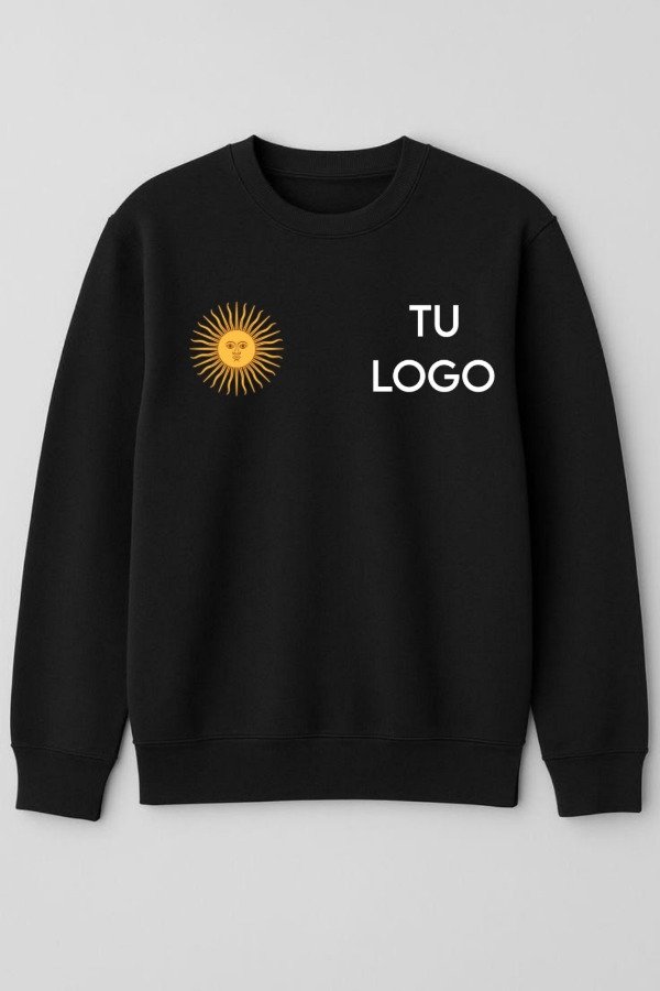 Producto - BUZO CUELLO REDONDO NEGRO