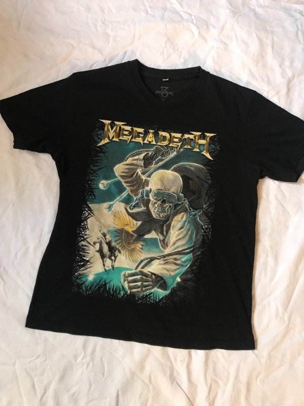 Producto - Megadeth official merch 2012 Argentina tour tee.