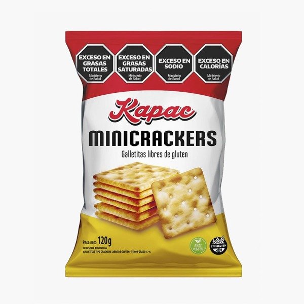 Producto - Minicrackers Clasicas (sin Tacc)  x 120Gr