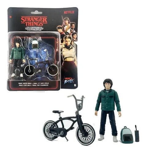 Producto - Stranger Things Hunt And Battle Mike With Bike Jazwares