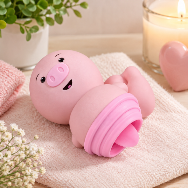 Producto - Chanchito Vibrador Rosa - 1