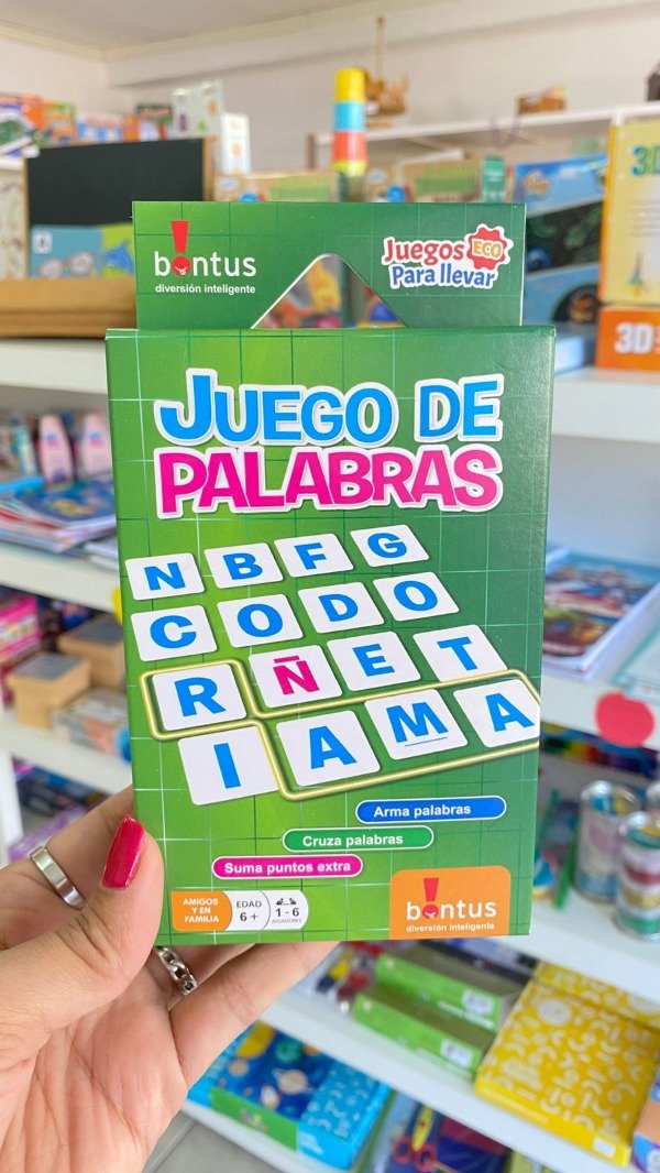 Producto - Juego de cartas- Juego de palabras de Bontus- (+6)- Wi