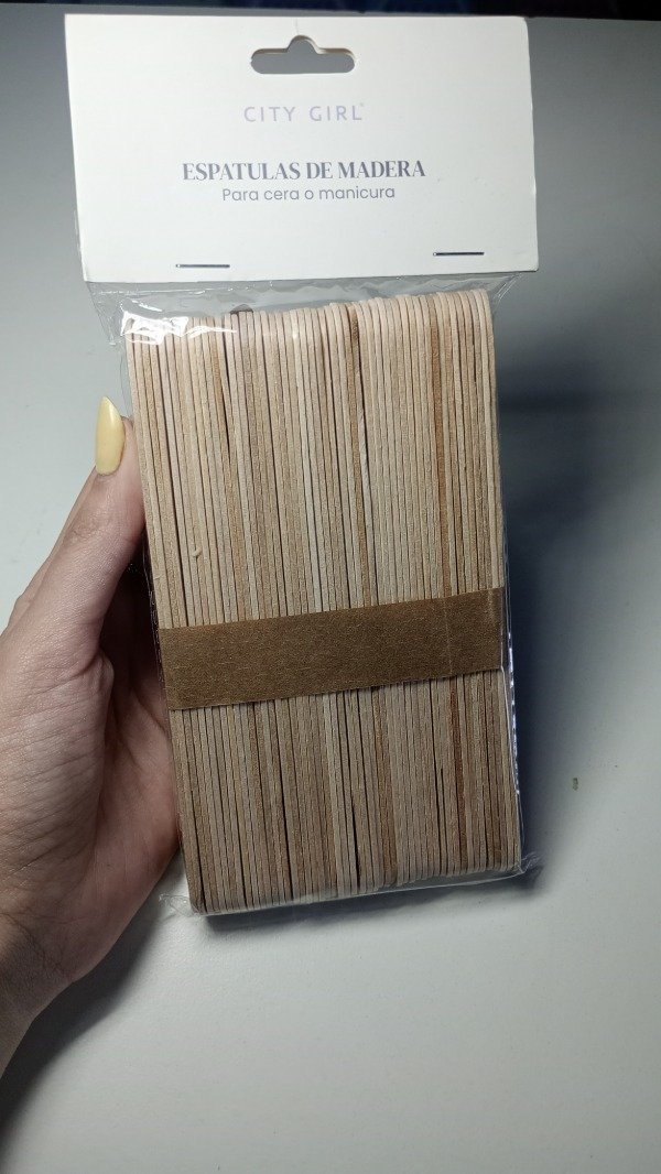 Producto - Espátulas de madera p/cera