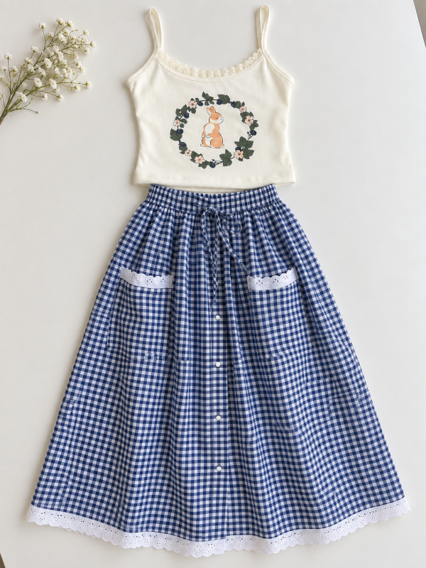 Producto - rabbits and flowers - 2