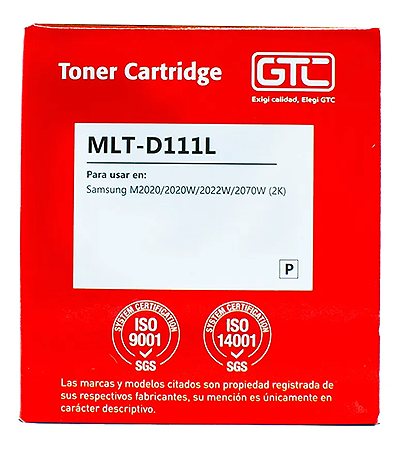 Producto - Toner alternativo GTC SAMSUNG D 111 S - 1